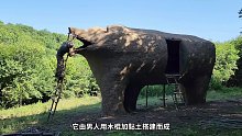 第1集：只用木棍加黏土，男人就在野外搭建出舒适的荒野小屋