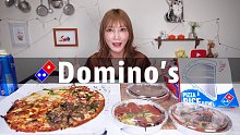【木下佑香 】【多米诺比萨饼】试着吃了新发售的披萨咖喱饭！