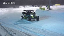 国外的雪地赛车比赛