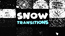 fcpx插件 12组雪花飞散爆炸效果过渡转场 可自定义颜色 Snow Transitions