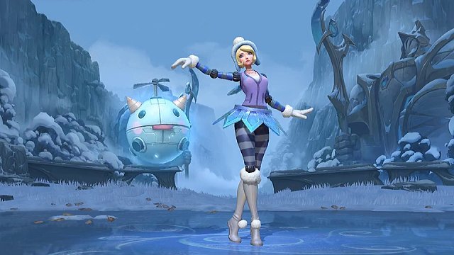 冰雪节限定冬季仙境发条魔灵#英雄联盟手游 #发条魔灵 #冰雪节限定