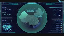 一屏全览金融状况 资产数据可视化管理运维系统