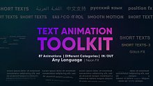 fcpx插件 创意文本标题动画工具包 支持M1 Text Animation Toolkit