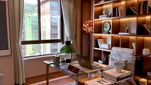 精装房豪华的样板书房装修-实拍视频