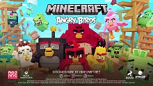 《我的世界》Minecraft联动Angry Birds愤怒的小鸟DLC最新官方合作预告片