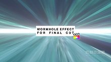 fcpx插件 虫洞空间压缩时间旅行穿梭效果制作工具 支持M1 Wormhole Effect