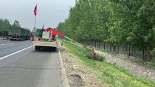 折叠臂绿篱修剪机 道路养护设备车载式边坡除草打草 割灌液压伸缩
