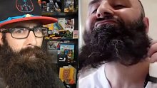 短短三十秒不到的视频，左边这位长胡子大哥的情绪波动太大了，感觉比刮他自己的胡子还要难受