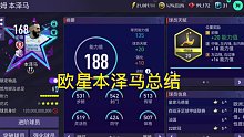 【FIFA足球世界】欧星本泽马总结