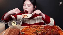 韩国吃播Boki吃香辣排骨