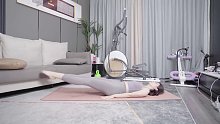 美女瑜伽瑜伽日常