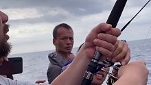 金枪回游的季节到了！一大群金枪鱼在船尾游来游去，这样钓鱼真是过瘾 (2)