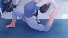 @小荣看瑜伽，瑜伽做的好，老公回家早，男人最爱的完美身材， 女神让我们一起动起 (22)