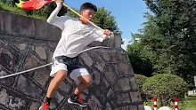 三步不用手上墙一次成功