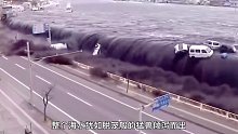 特大海啸是什么样子的？城市瞬间被海水吞没  。。。。。。。