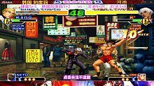韩国阿库玛vs中国河池，库拉打出双重超必杀！拳皇2000