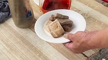 熏豆腐煮鸡蛋，豆腐一元4块