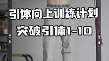 引体向上总是只能做几个，不知道如何训练，今天给你们分享一份训练计划，赶紧练起来
