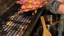 潮汕深夜现烤的黄皮牛肉串有多绝！又是一个你们没吃过的食物