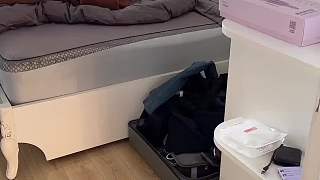 放假帶回來(lái)的行李
