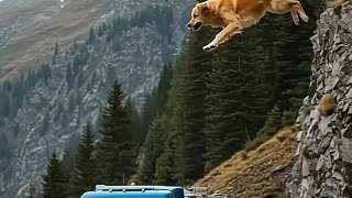 狗狗攔車救人