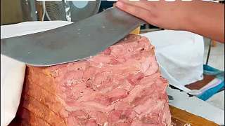 曹縣街頭80一斤的羊肉剁 你們感覺怎么樣
