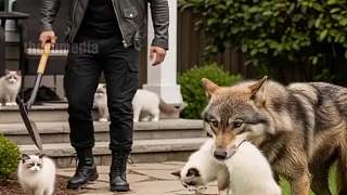 勇斗大狼就下小貓