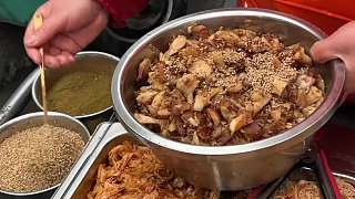 鄭州街頭10元這么大一份烤肉拌飯