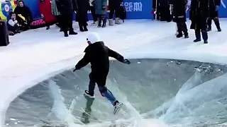 挑戰(zhàn)冰坑難度有點高，像玩游戲一樣