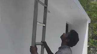 墻上設(shè)計的梯子