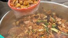 河南的大锅菜实惠好吃！