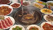 人均两位数在长沙炫自助烤肉炫到爽几十种菜品不限吃 真的太快乐啦～