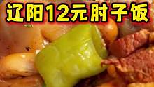 辽阳街边12元肘子盖饭，香迷糊了！