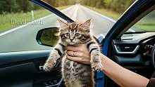 猫咪被狠心抛弃 最后被老鹰收养了