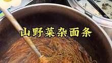 河南山野菜杂面条