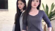 王亭文和好朋友同框跳舞，两人站一起太养眼了