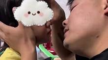 爸爸现学小妙招 直接一口气吹出来