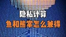 鱼和熊掌怎么兼得？隐私计算：这题我会！