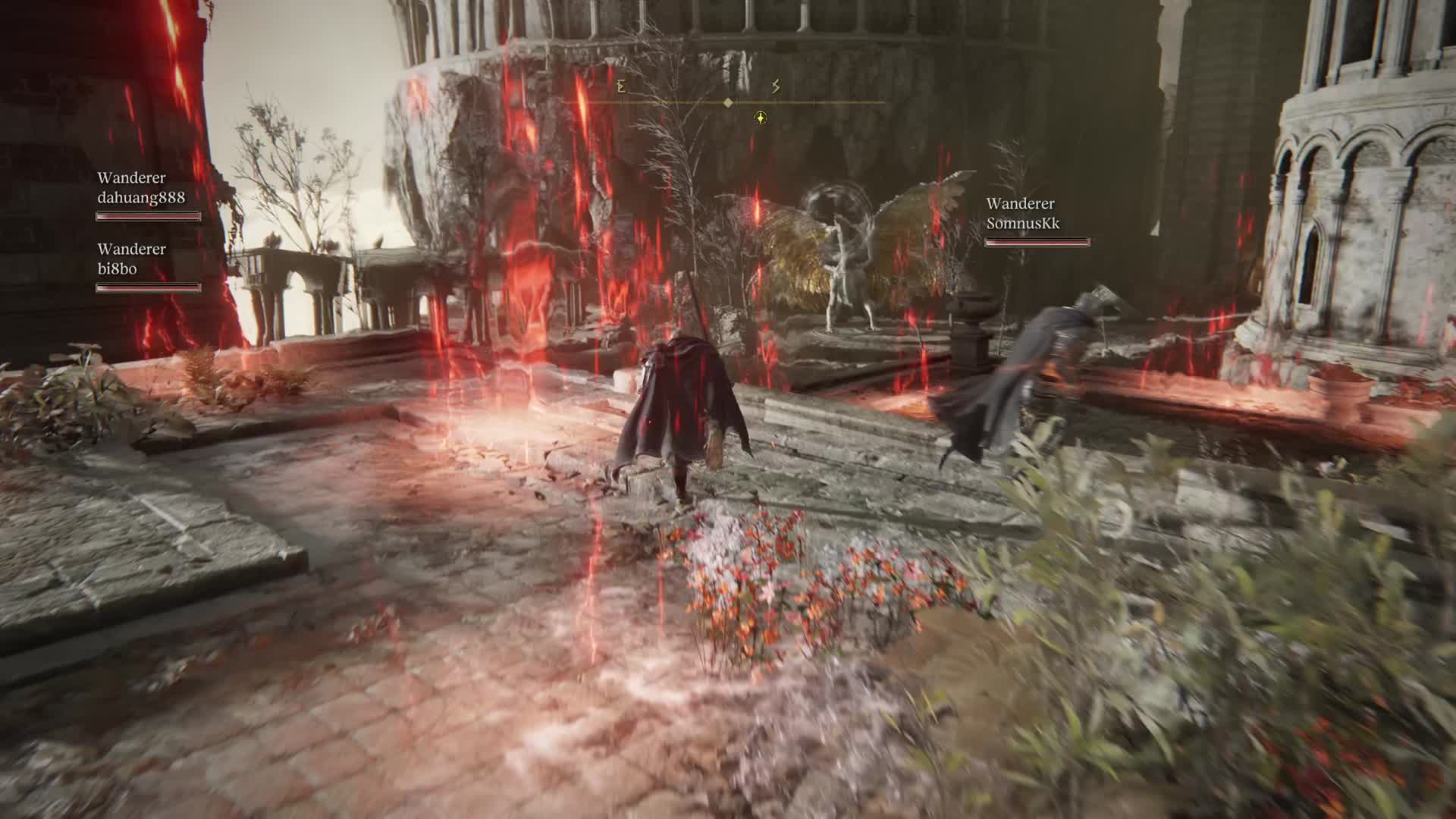 躲避红色光效BOSS获黄金卢恩