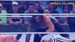 WWE摔角選手激烈壓制對決
