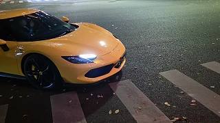 試駕法拉利296GT夜間城市游