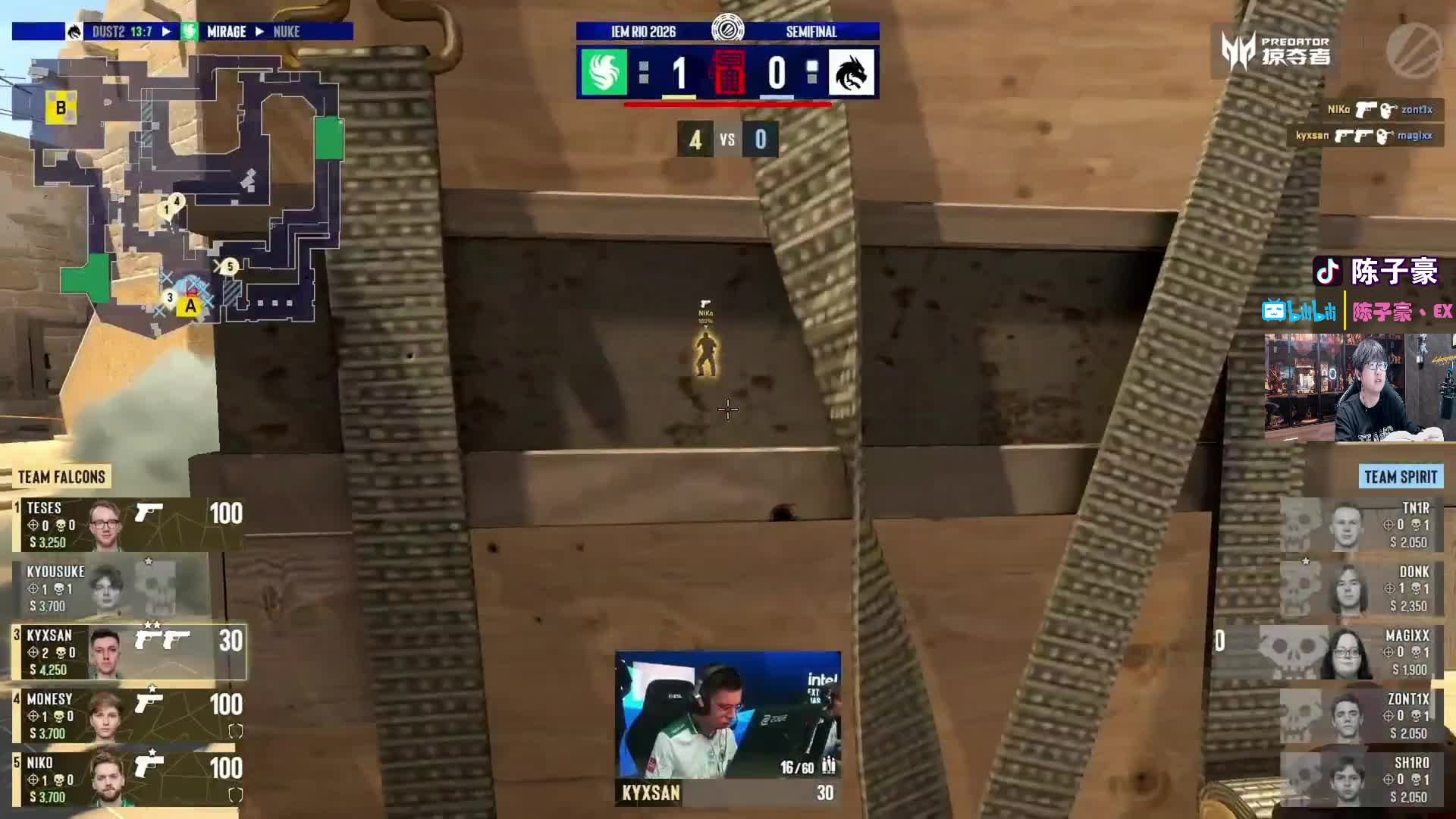 猎鹰手枪局爆冷取胜