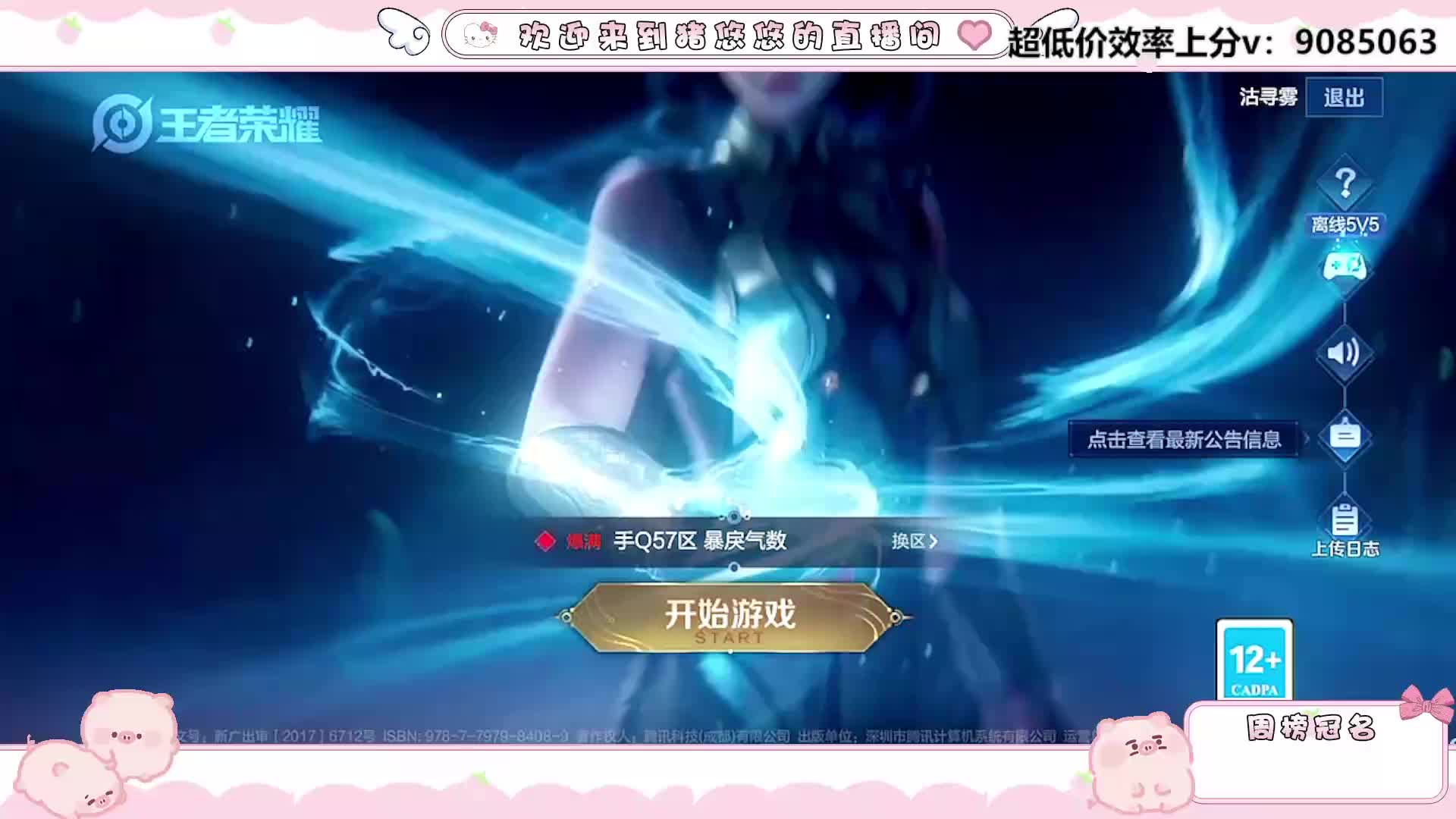 王者荣耀启动动画绚丽展示