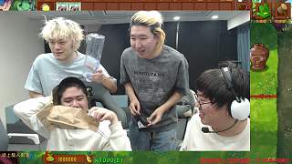 戴眼罩猜人被輕拍大笑
