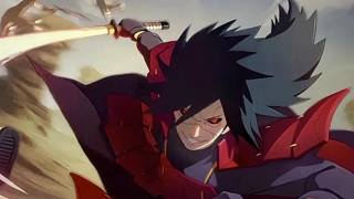 宇智波斑開(kāi)啟寫輪眼獰笑戰(zhàn)斗