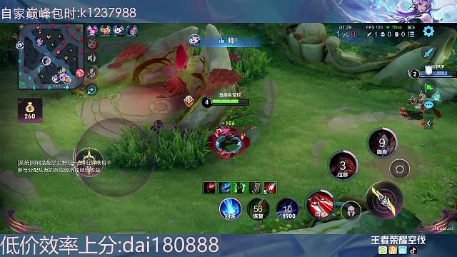 阿轲配合队友消耗弈星血量