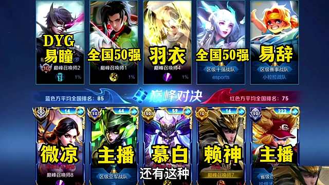 赖神巅峰赛匹配到本赛季高排名巅峰对决，一