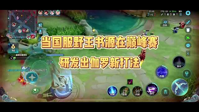 野王书源巅峰赛冲击国服伽罗，却没打到狂喊