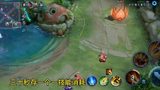 孙尚香只要起来了，后期无伤一打五看到最后一波团战