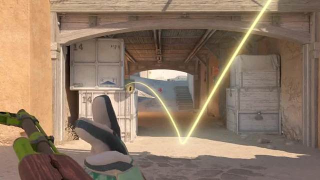 沙二两颗巨简单的警家烟和中门瀑布#CS2#游戏教学